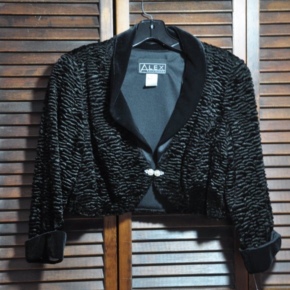 Alex Evenings Black Blazer - Picture 1 of 2